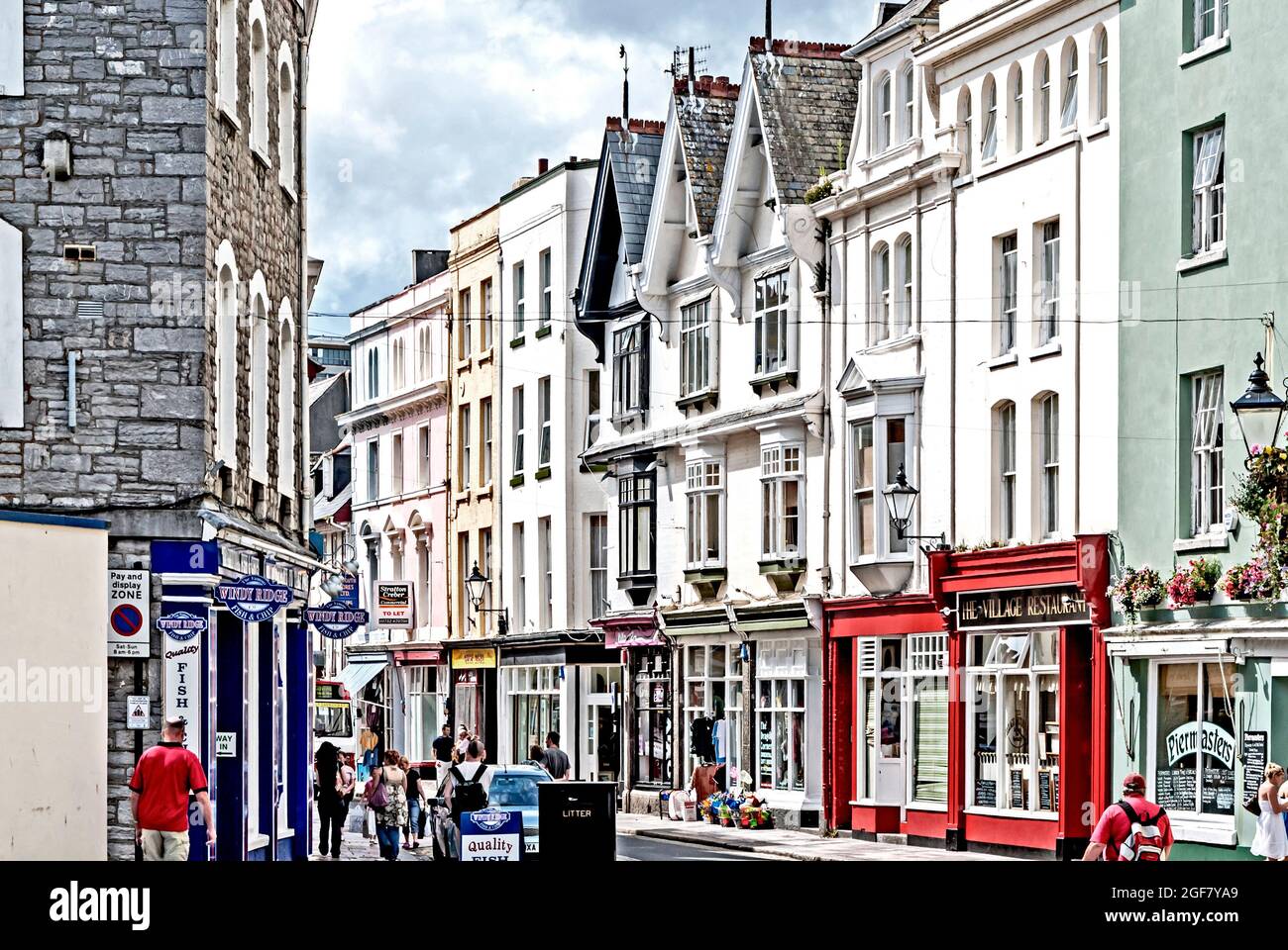 Plymouth (England): The Barbican, Southside Street Stock Photo