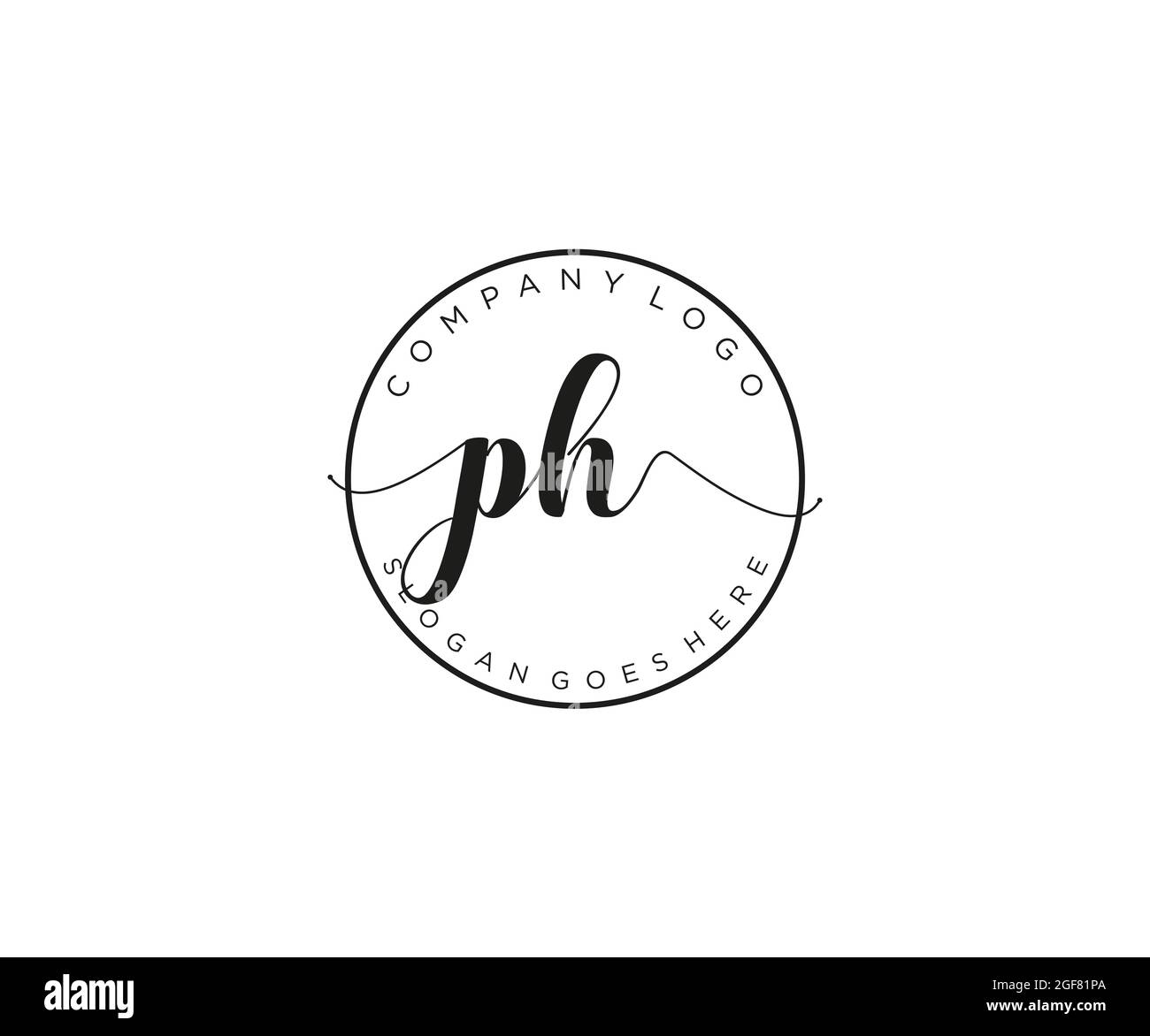 PM Feminine logo beauty monogram and elegant logo design, handwriting logo  of initial signature, wedding, fashion, floral and botanical with creative  Stock Vector Image & Art - Alamy