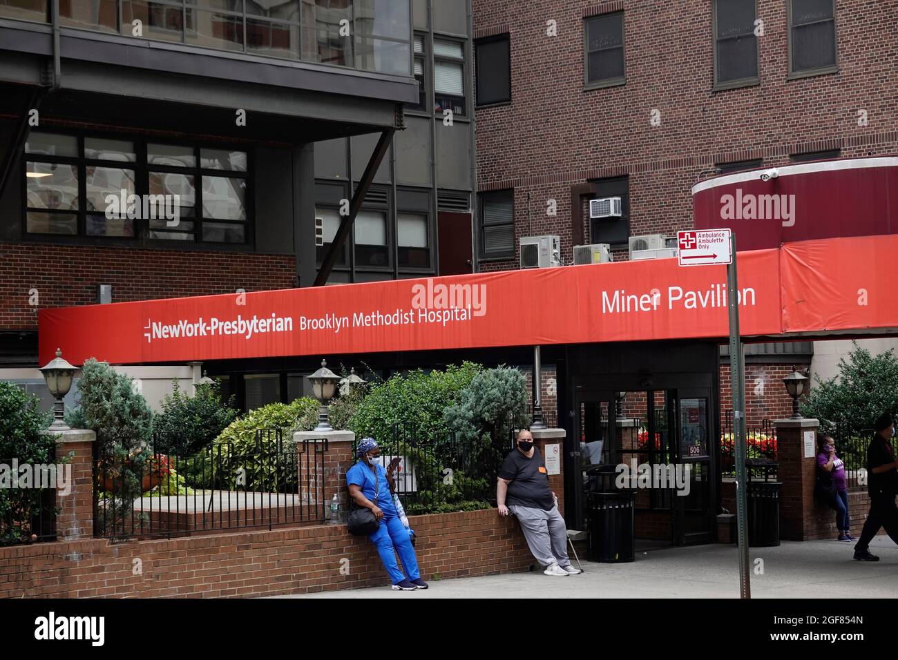 New York Presbyterian Brooklyn Methodist hospital Park Slope NYC Stock