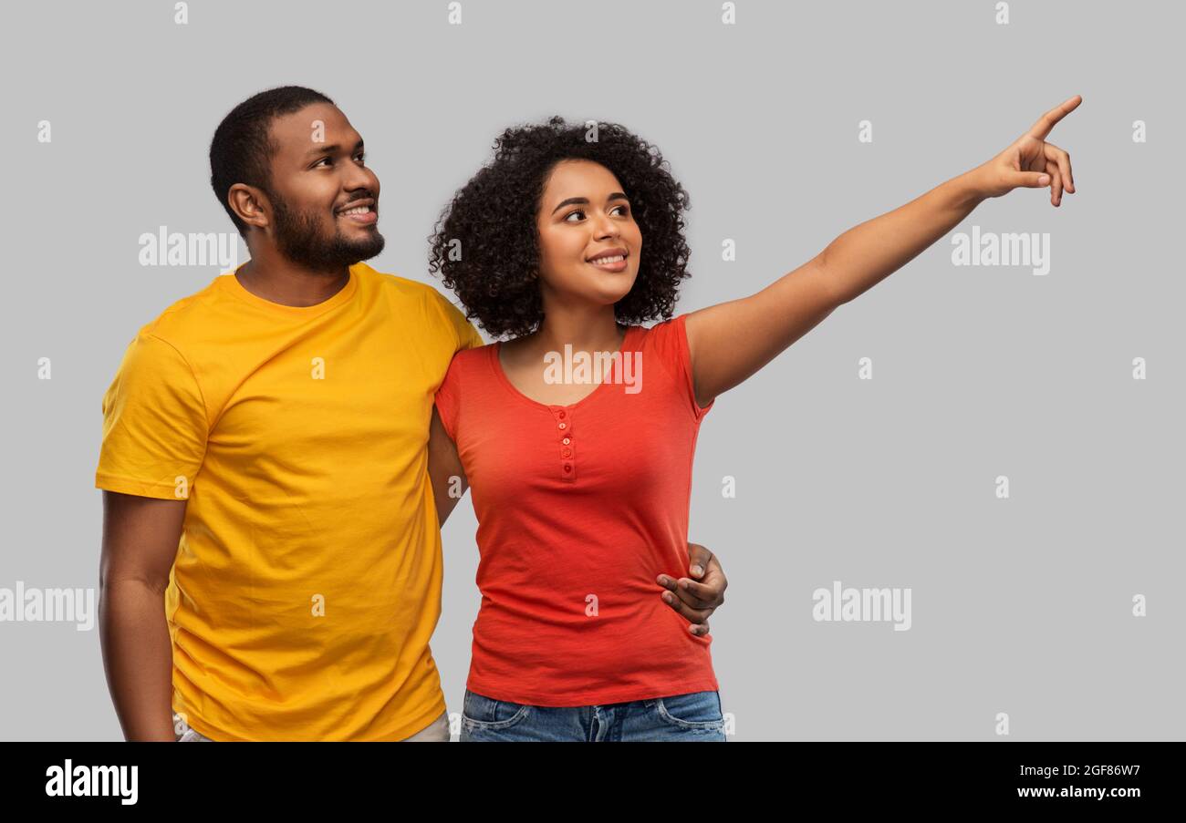 happy african american couple Stock Photo - Alamy