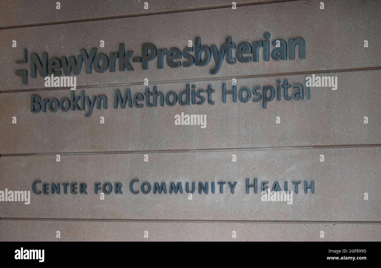 New York Presbyterian Brooklyn Methodist Hospital Park Slope NYC Stock