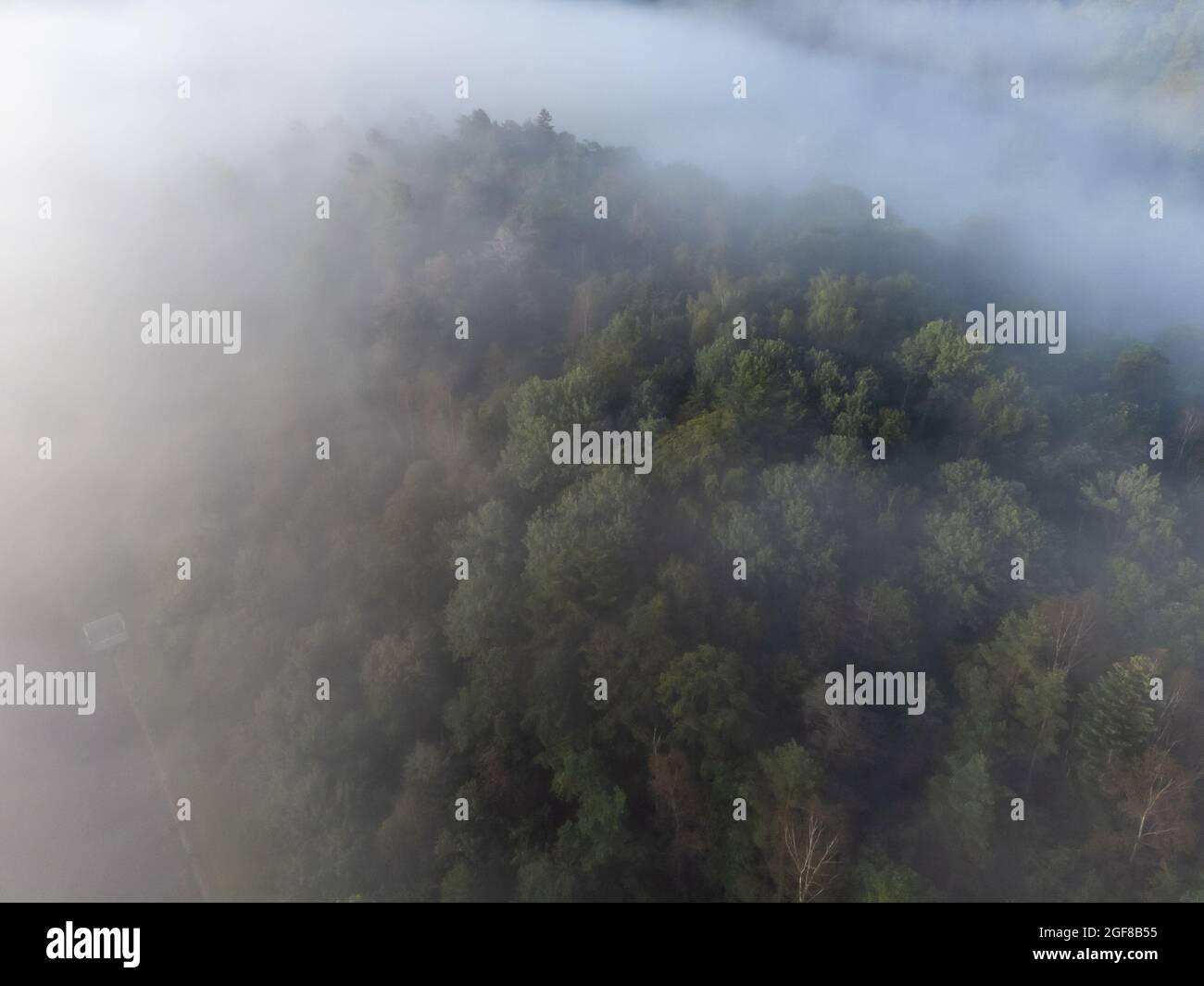 Top down aerial view vapor hi-res stock photography and images - Alamy
