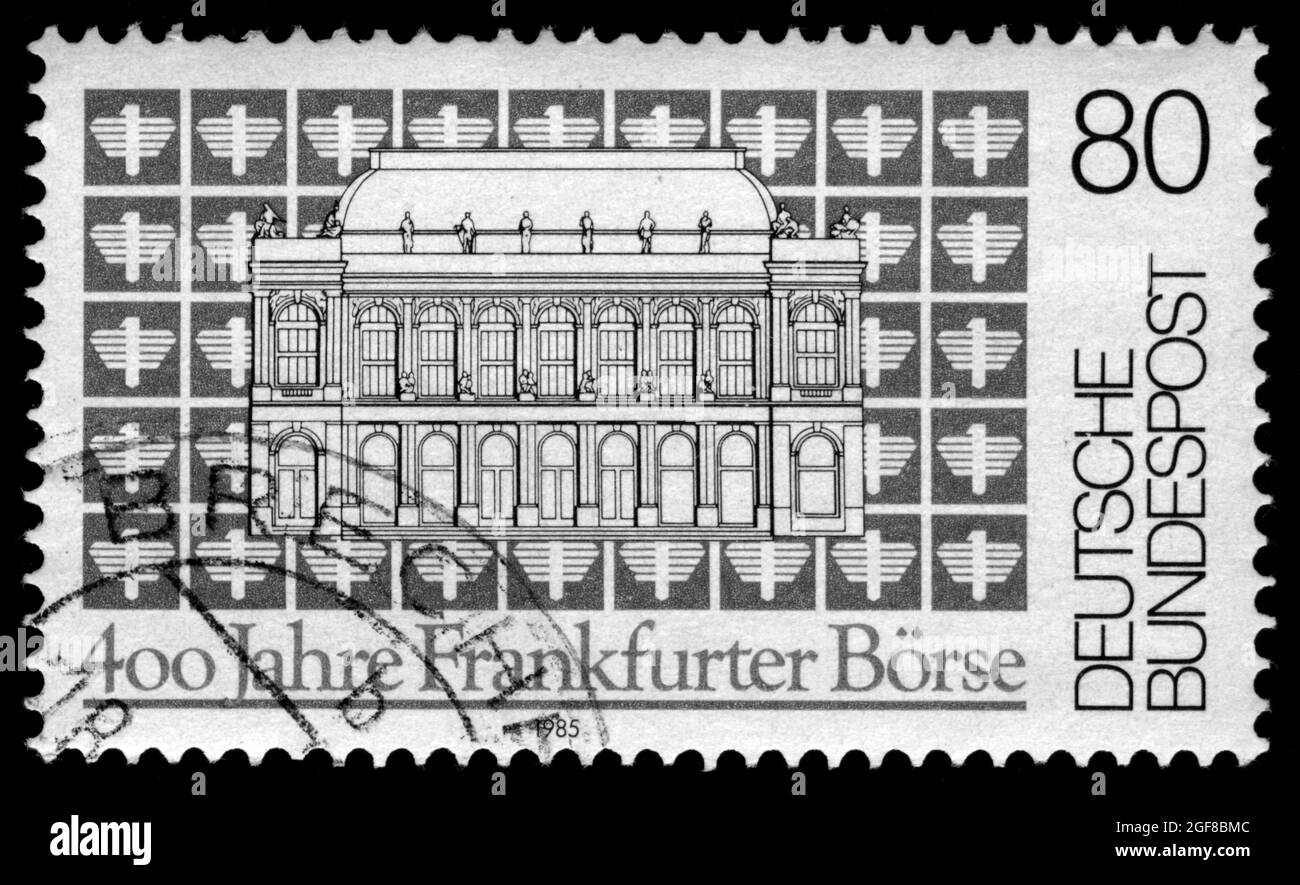 Stamp print in Germany Stock Photo Alamy