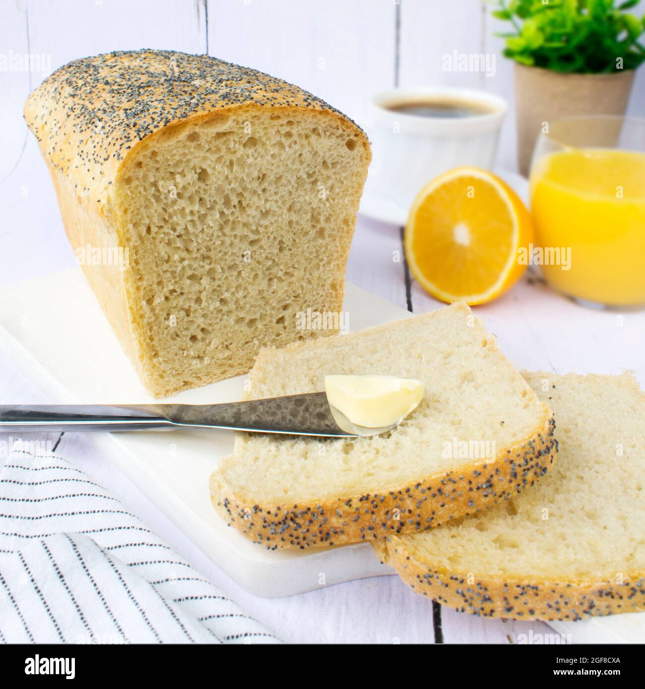 Homemade wheat bread with dry yeast Stock Photo Alamy