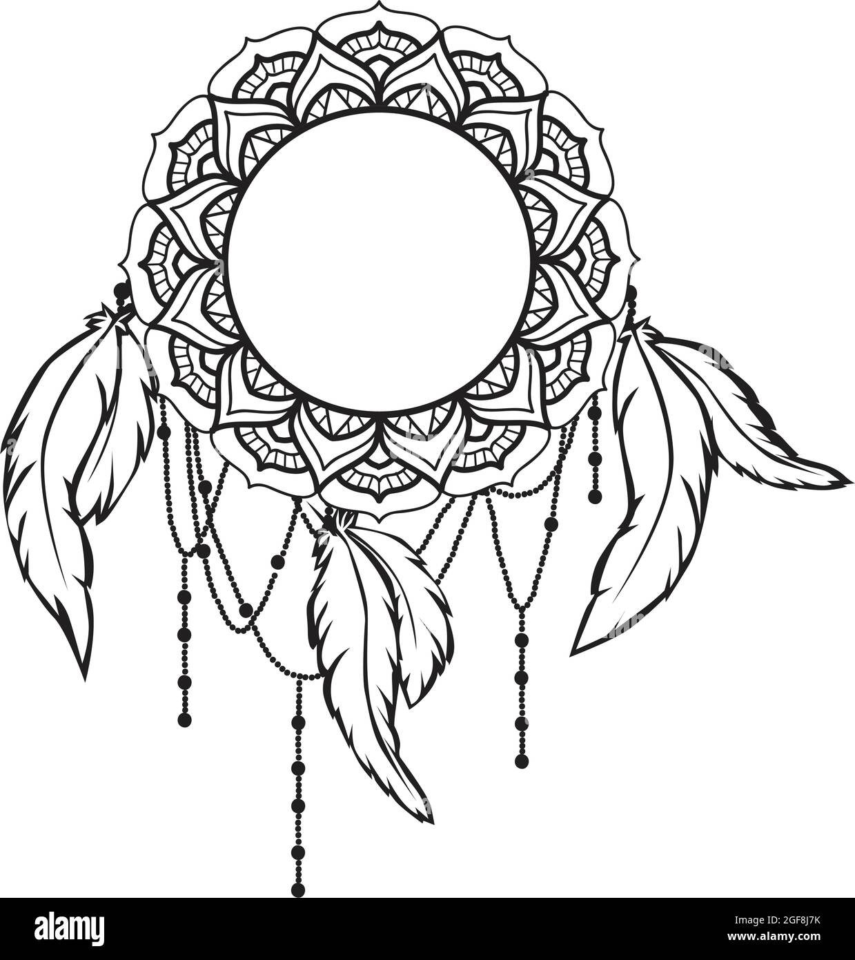 mandala dream catcher Stock Vector Image & Art Alamy