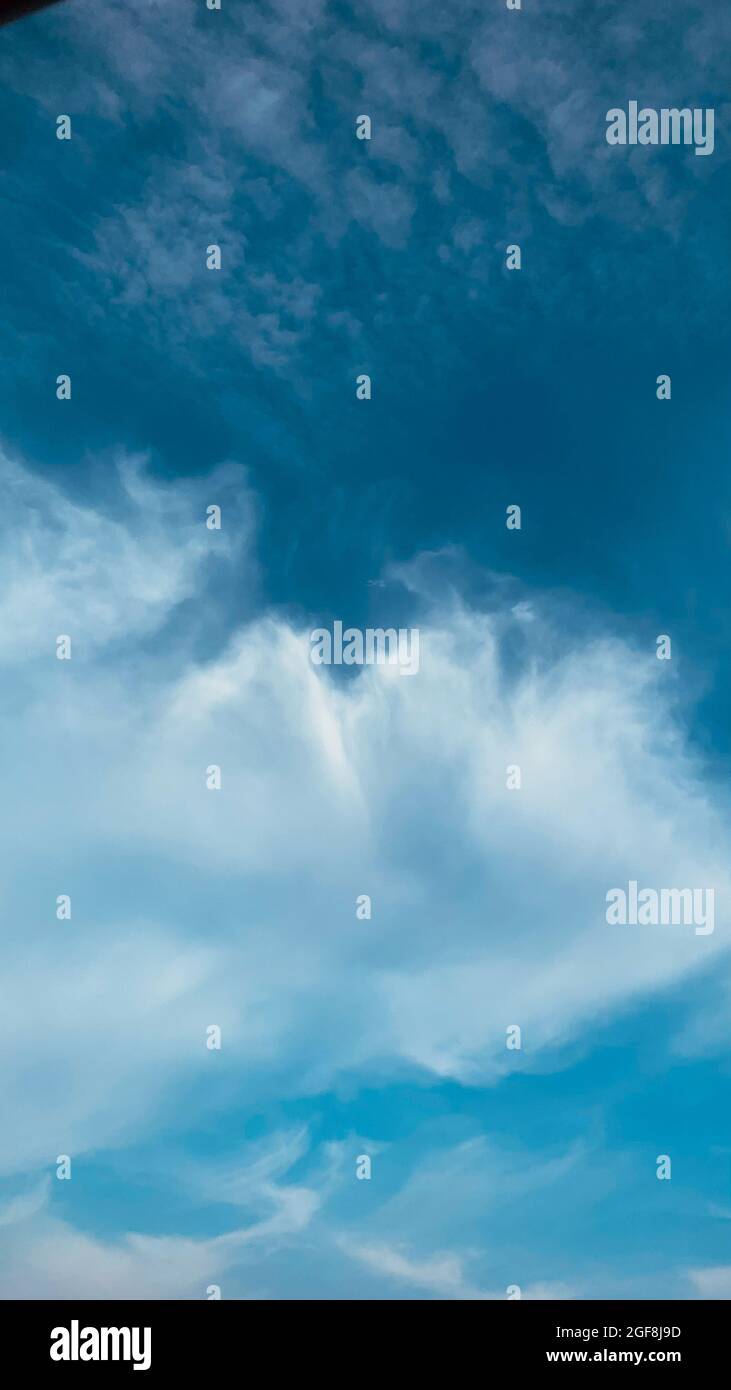 Low angle shot of the cloudy sky Stock Photo - Alamy