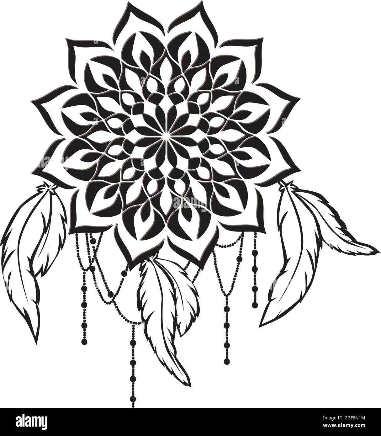 mandala dream catcher Stock Vector Image & Art Alamy