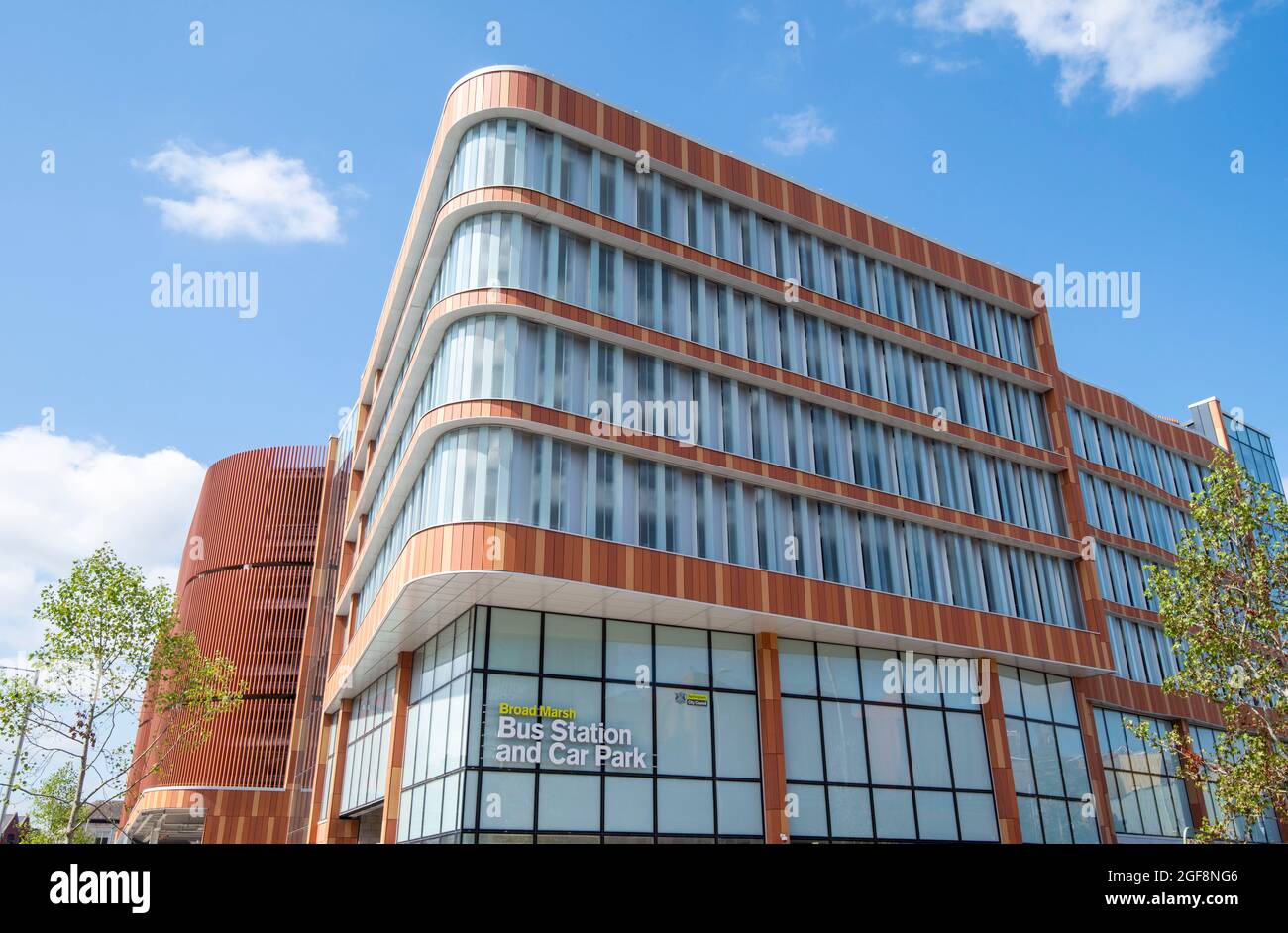 The New Broadmarsh Car Park In Nottingham City Nottinghamshire England UK Stock Photo Alamy