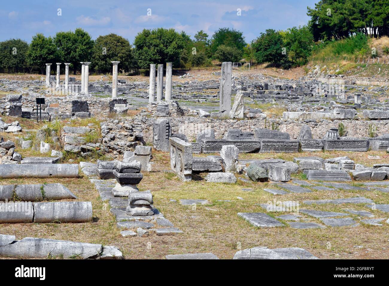 Greece, Unesco world heritage site of ancient Philippi Stock Photo