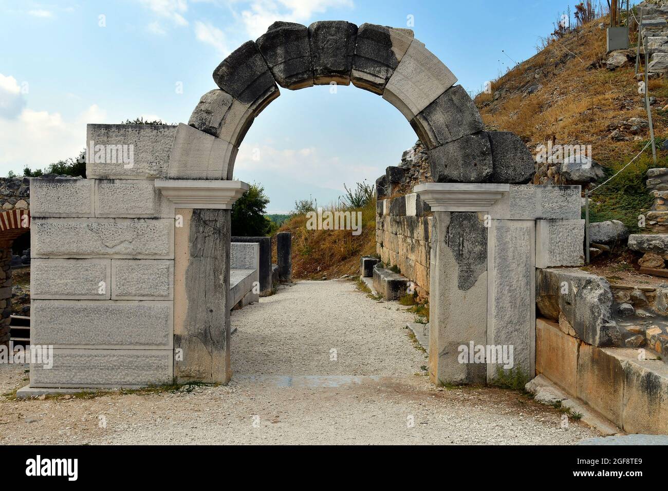 Greece, Unesco world heritage site of ancient Philippi Stock Photo