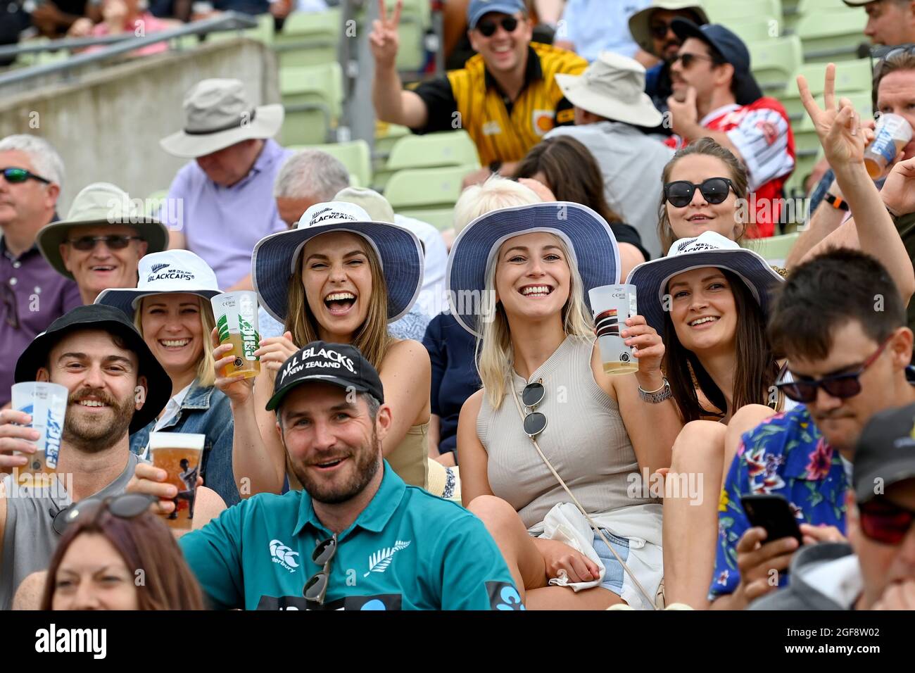 New Zealand cricket fans supporters at Edgbaston for England v New