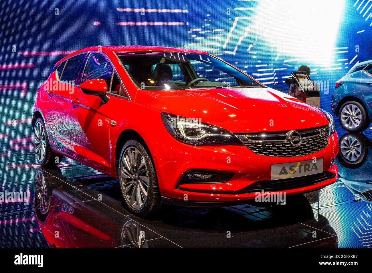 Presentation new opel astra car hi-res stock photography and images - Alamy