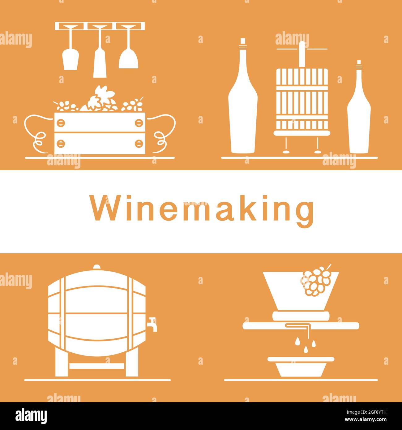 Crates of bottles Stock Vector Images - Alamy