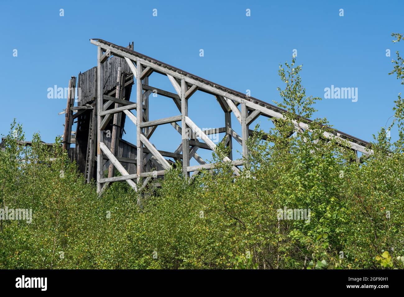 Vintage wooden roller coaster hi-res stock photography and images - Alamy