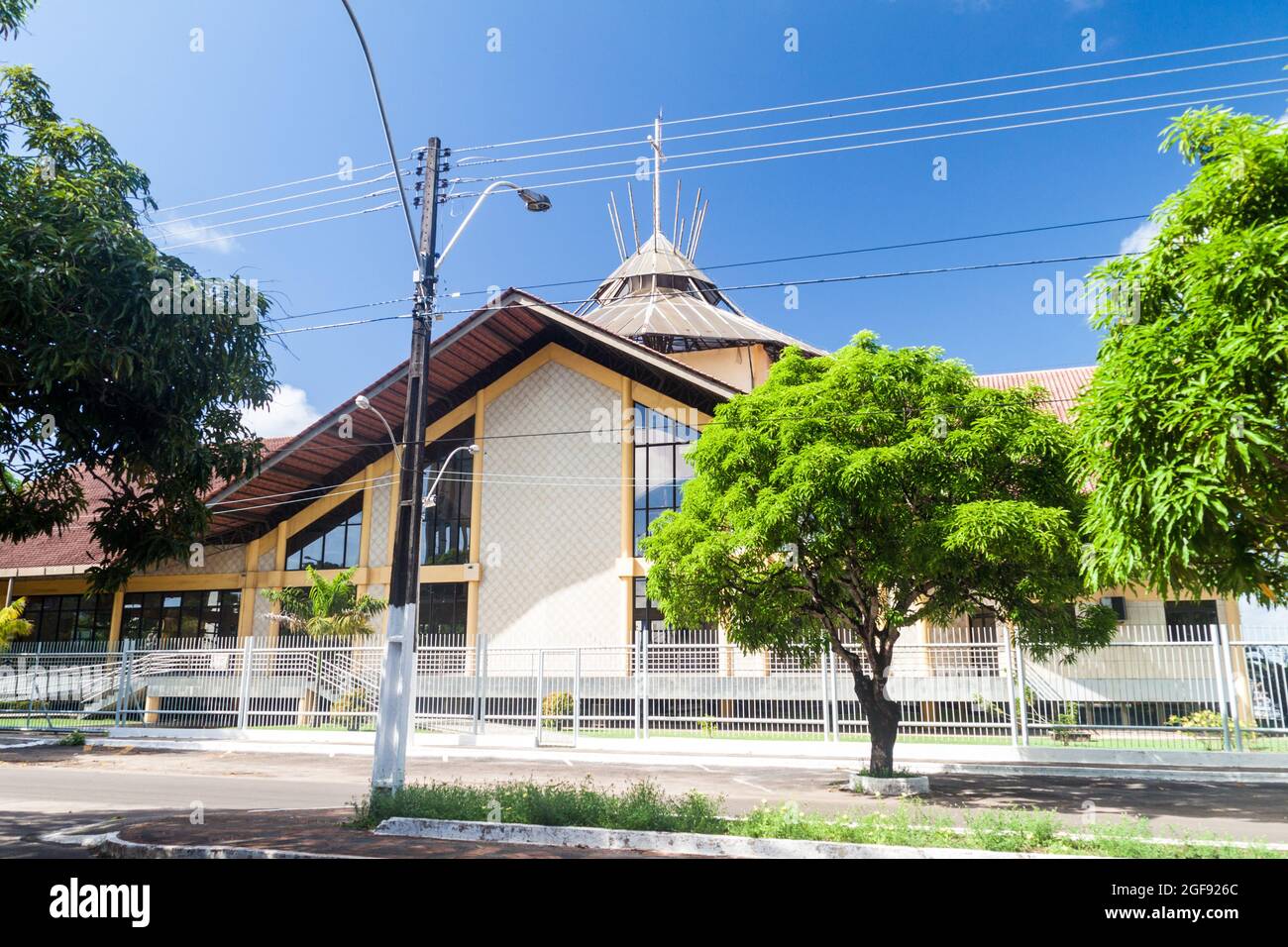 Cathedral of St Joseph in Macapa, Brazil Stock Photo