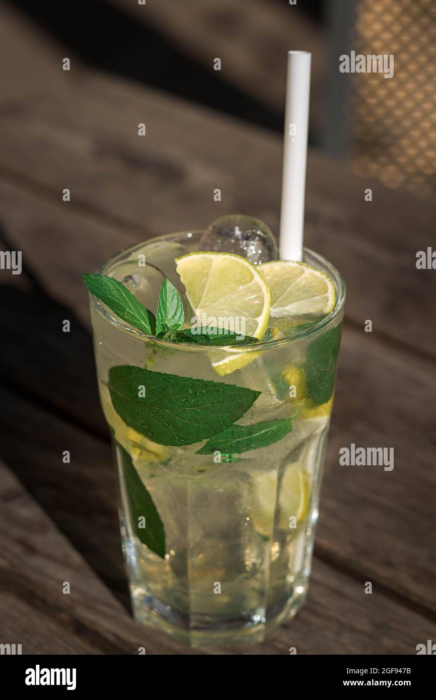 Refreshing summer drinks Stock Photo