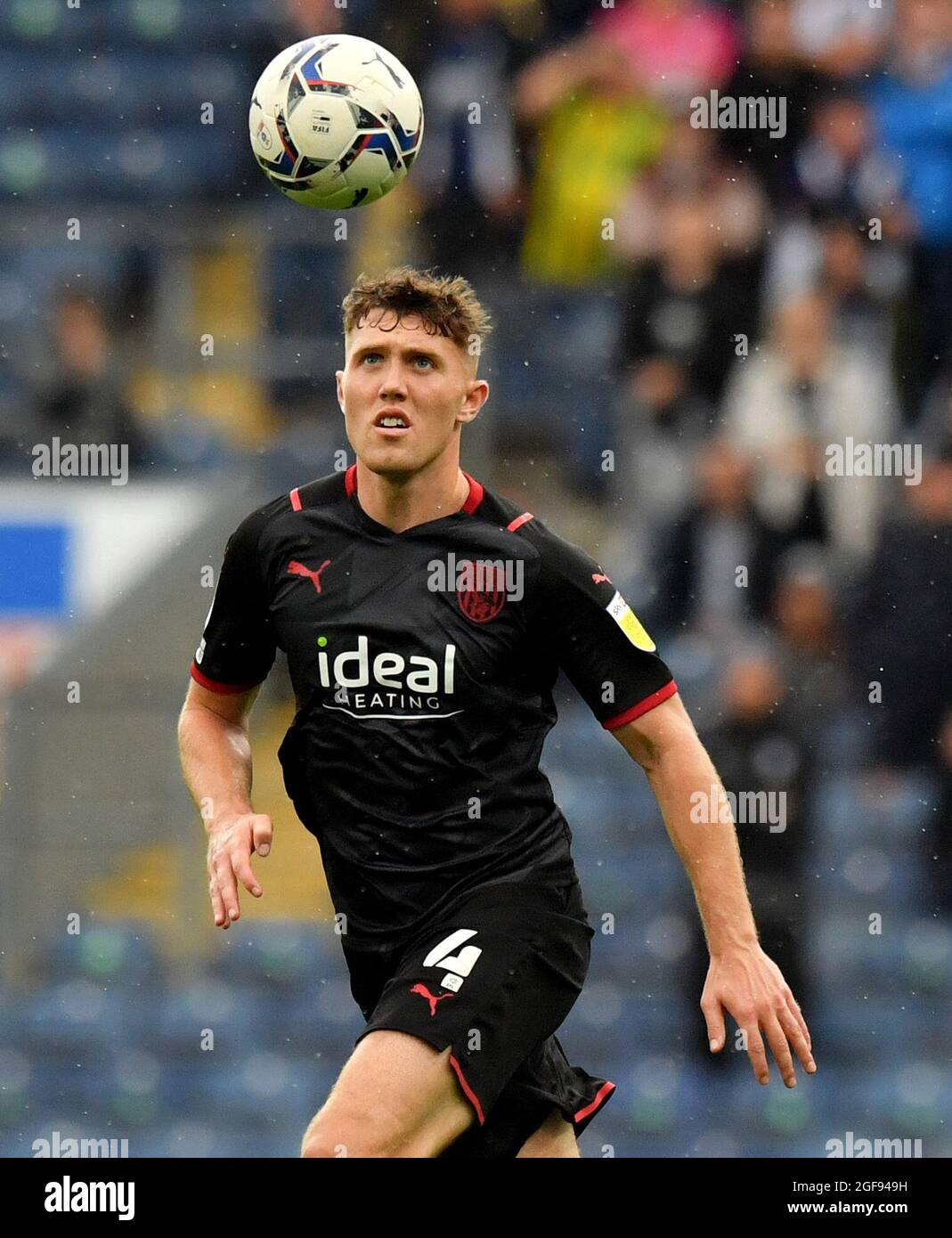 West Bromwich Albion's Dara O'Shea in action during the Sky Bet Championship match at Ewood Park, Blackburn. Picture date: Saturday August 21, 2021. Stock Photo