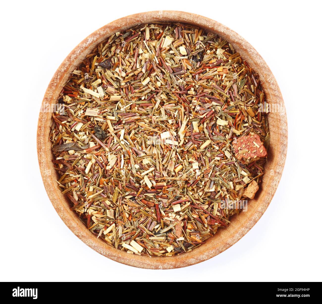 Dry tea in saucer isolated on white Stock Photo Alamy