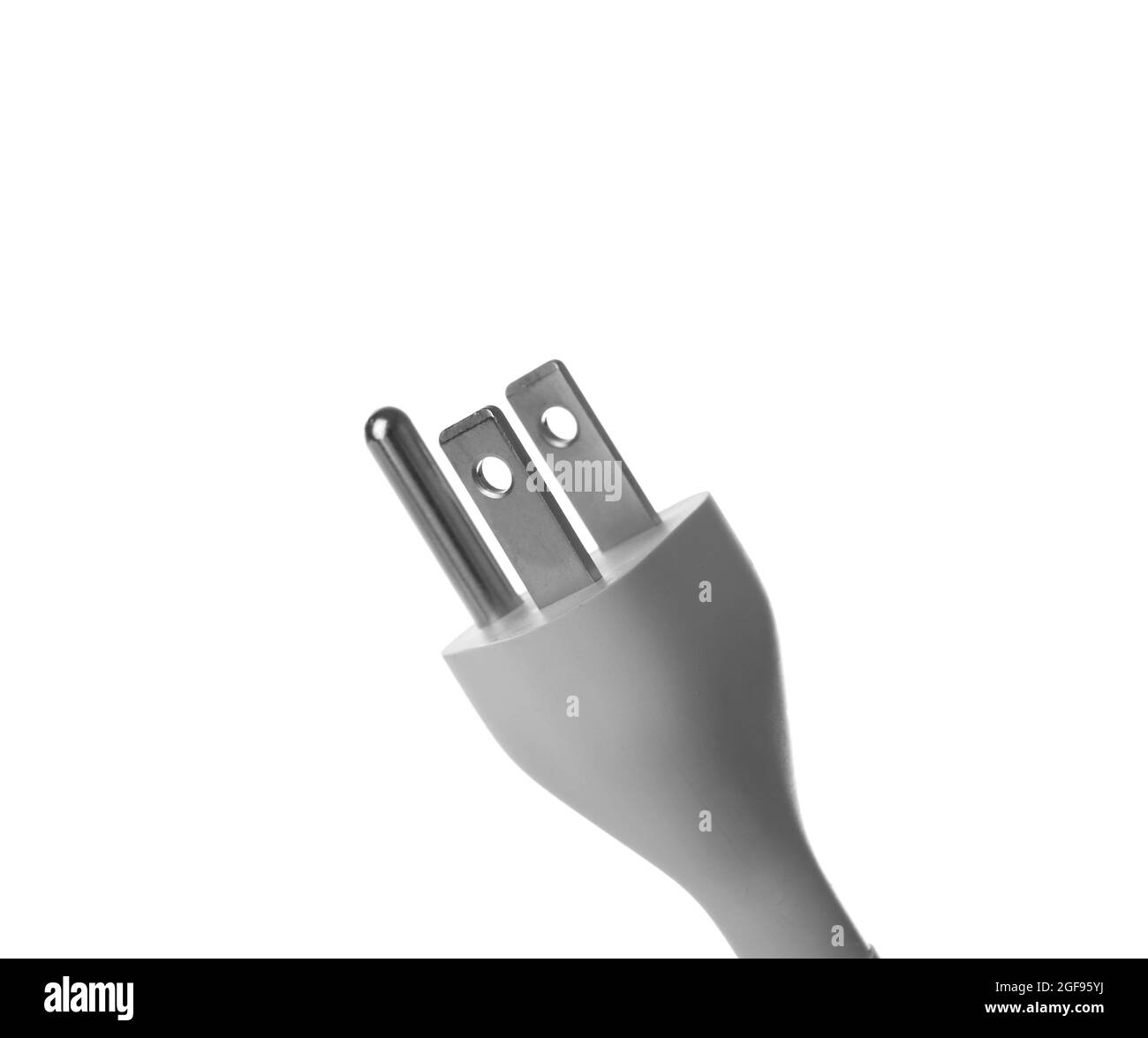 Power plug isolated on white Stock Photo Alamy