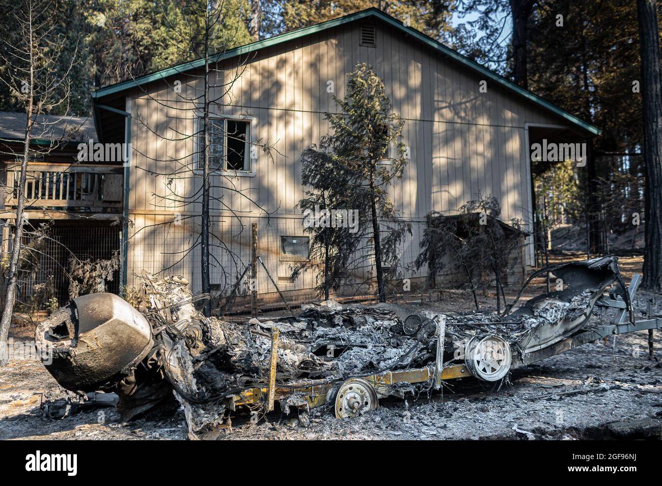 On August 23, 2021, ?California's Caldor ?fire ?became the nation's top