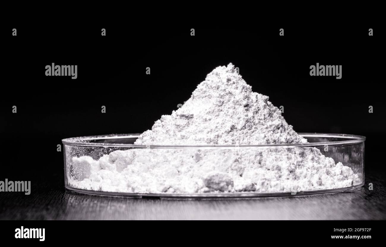 calcium chloride being prepared in the laboratory Stock Photo - Alamy
