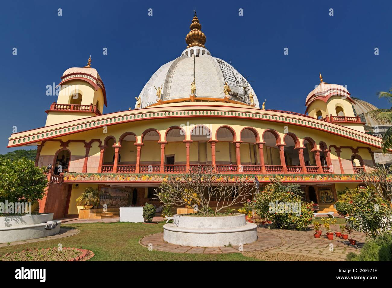 Temple of International Society for Krishna Consciousness (ISKON) Gaudiya Vaishnava Hindu