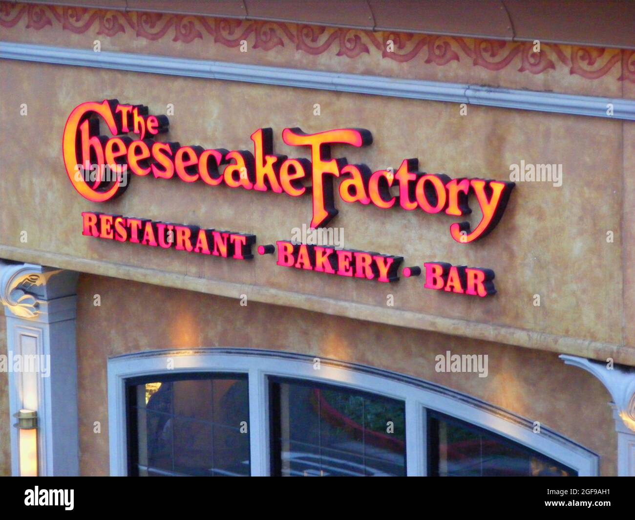 The Cheesecake Factory front in San Jose, California, USA Stock Photo