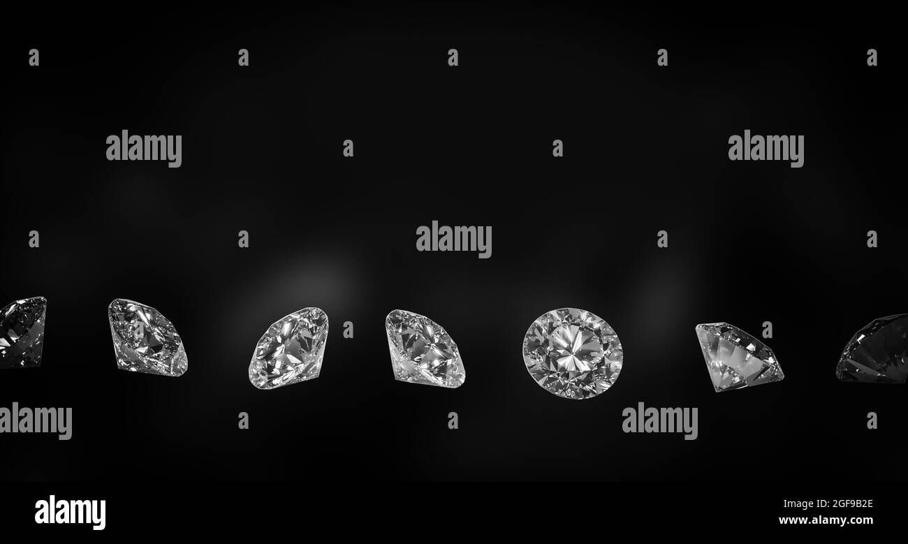 Diamond Background - Luxury Beautiful Shiny Diamond in Brilliant Cut on ...