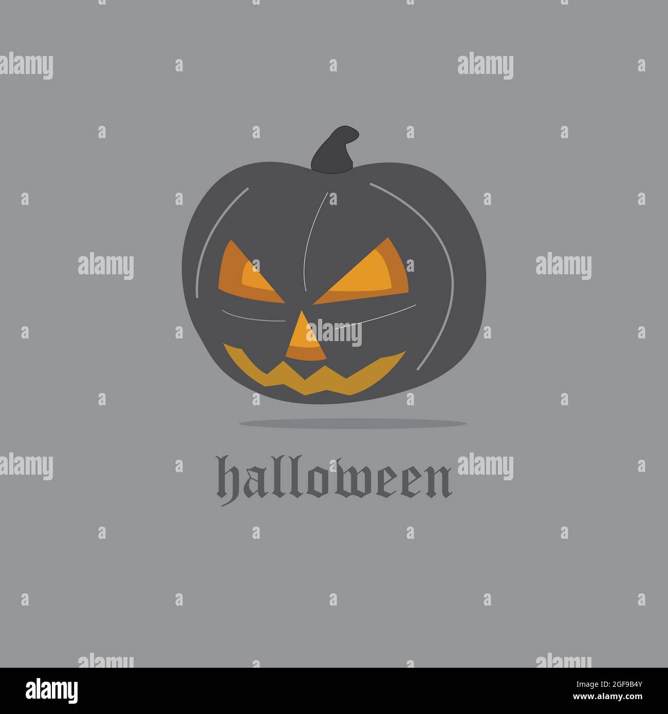 Halloween vector black edition, the illustration can be used for news, website, favicon, and more Stock Vector