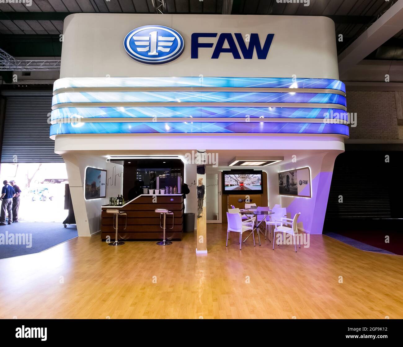 JOHANNESBURG, SOUTH AFRICA Aug 05, 2021 The FAW brand of cars and