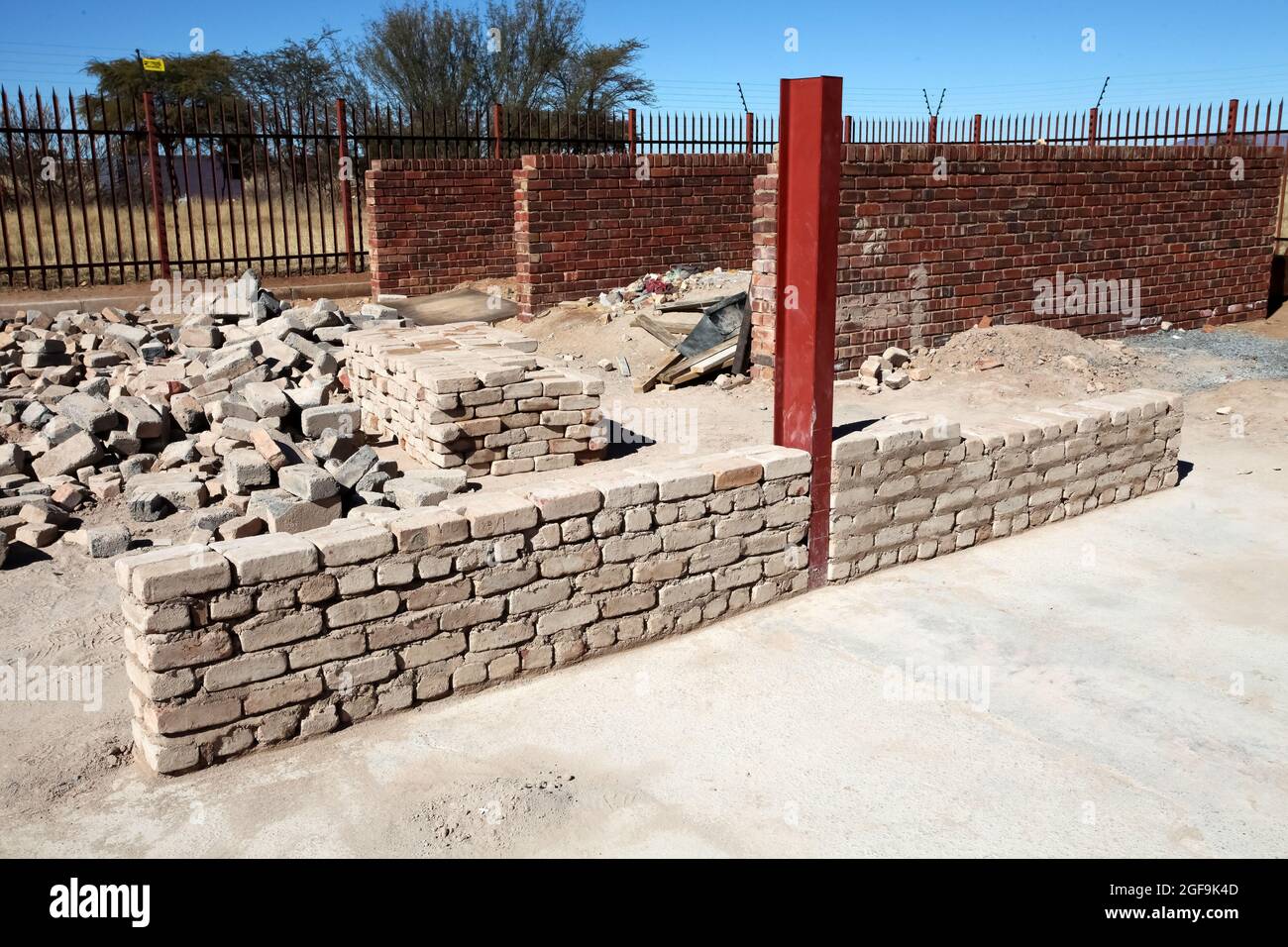 JOHANNESBURG, SOUTH AFRICA Aug 05, 2021 Vocational Brick Laying