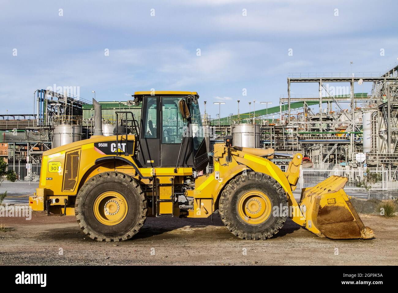 JOHANNESBURG, SOUTH AFRICA Aug 05, 2021 Earthmoving equipment on Mining site in Johannesburg