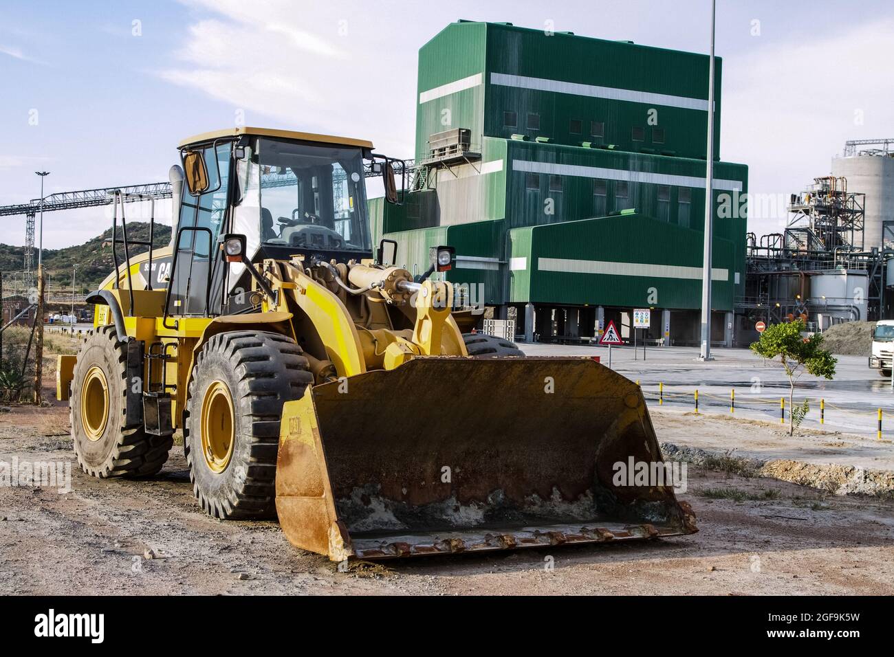 JOHANNESBURG, SOUTH AFRICA Aug 05, 2021 Earthmoving equipment on Mining site in Johannesburg