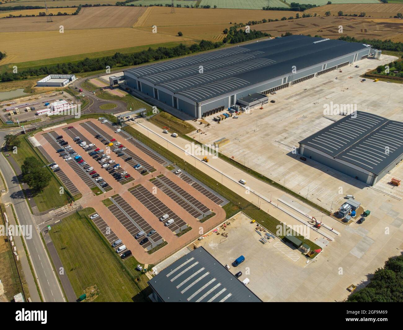 Aerial view of the Tritax Symmetry development at Symmetry Park