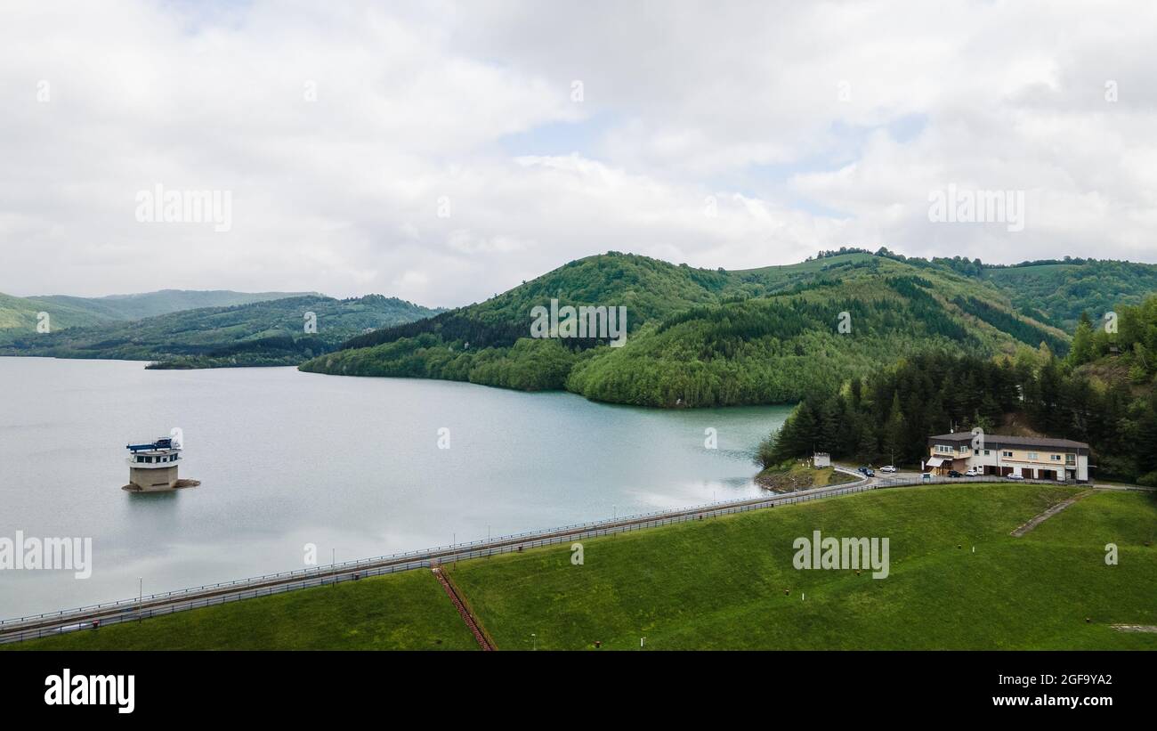 Aerial view of Starina reservoir in Slovakia Stock Photo - Alamy