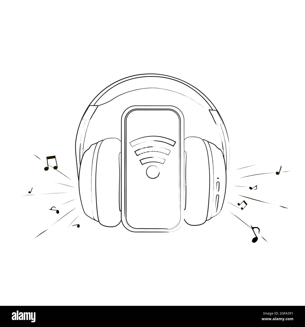 Earphones Drawing Images  Browse 263738 Stock Photos Vectors and Video   Adobe Stock