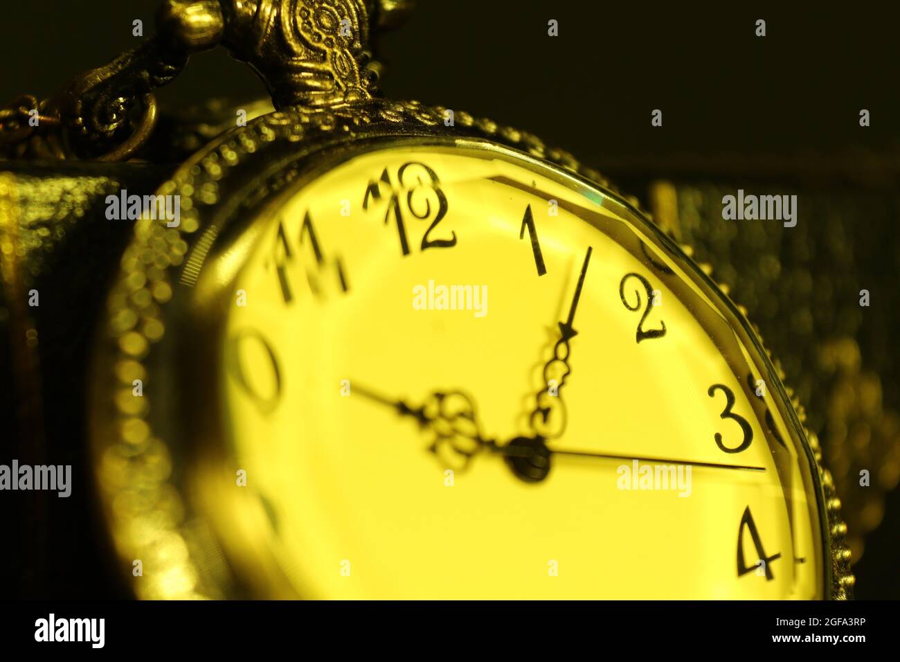 pocket watch with light