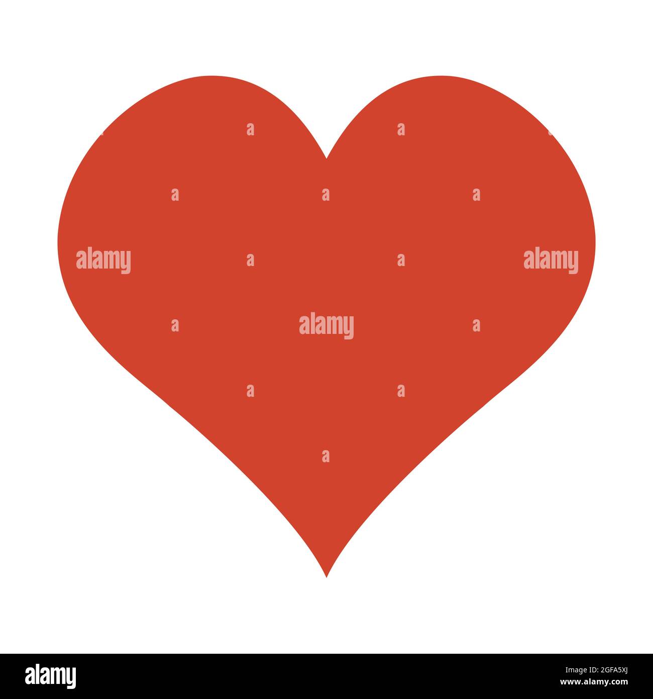 Heart vector icon symbol love design. Red romance valentine shape ...