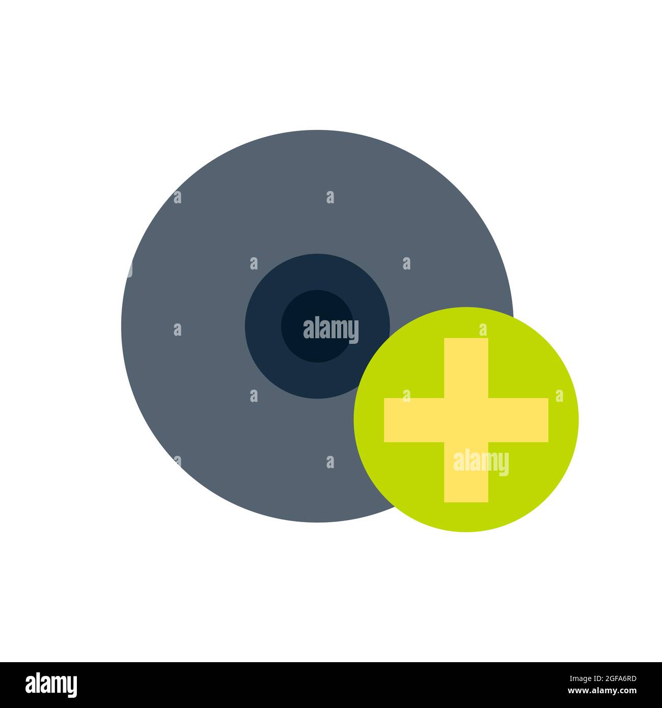 Disc icon dvd vector illustration circle datum information compact cd media. Music equipment