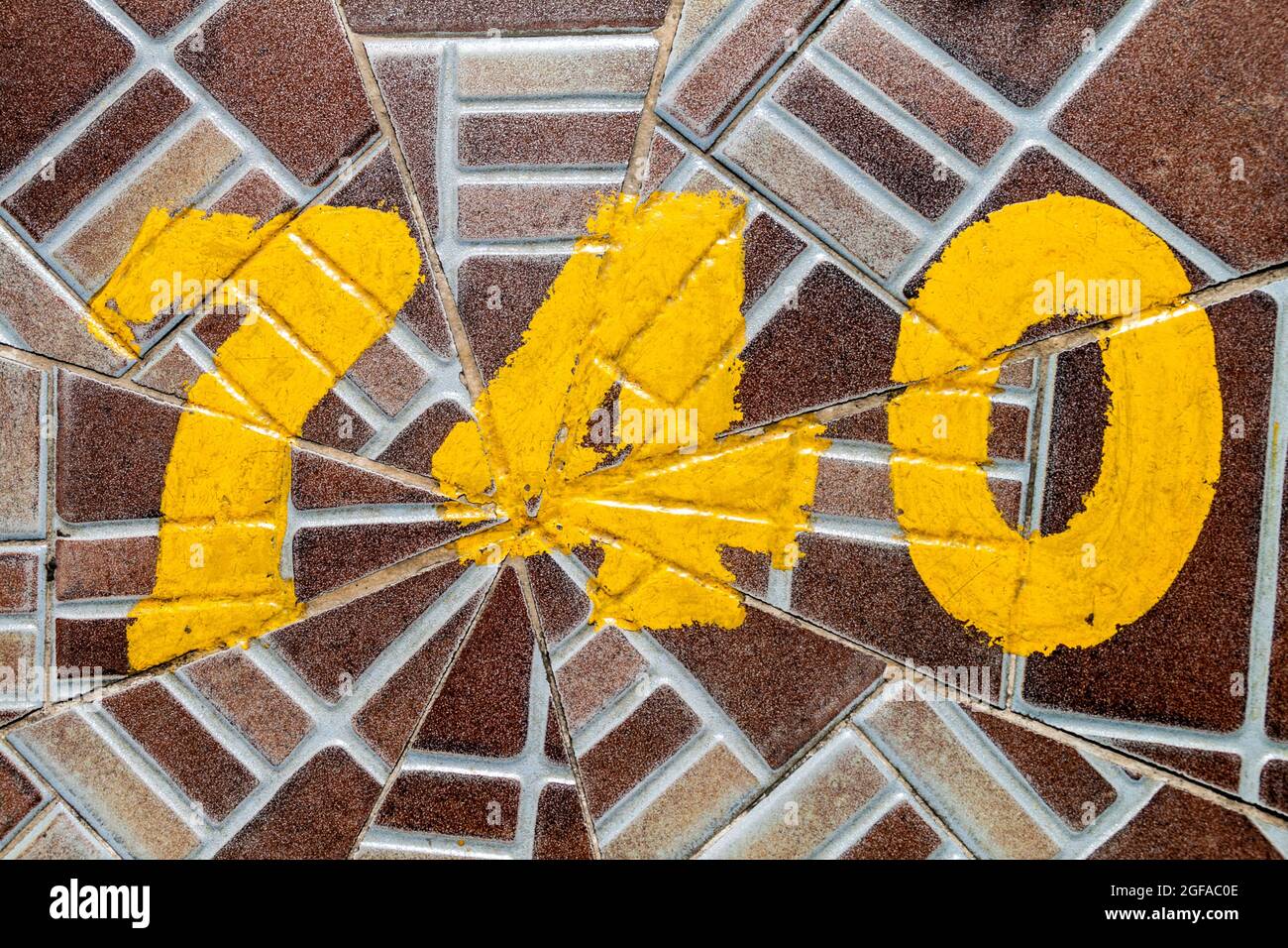 Step number 740 on stairs to Piedra de Penol rock, Colombia Stock Photo ...