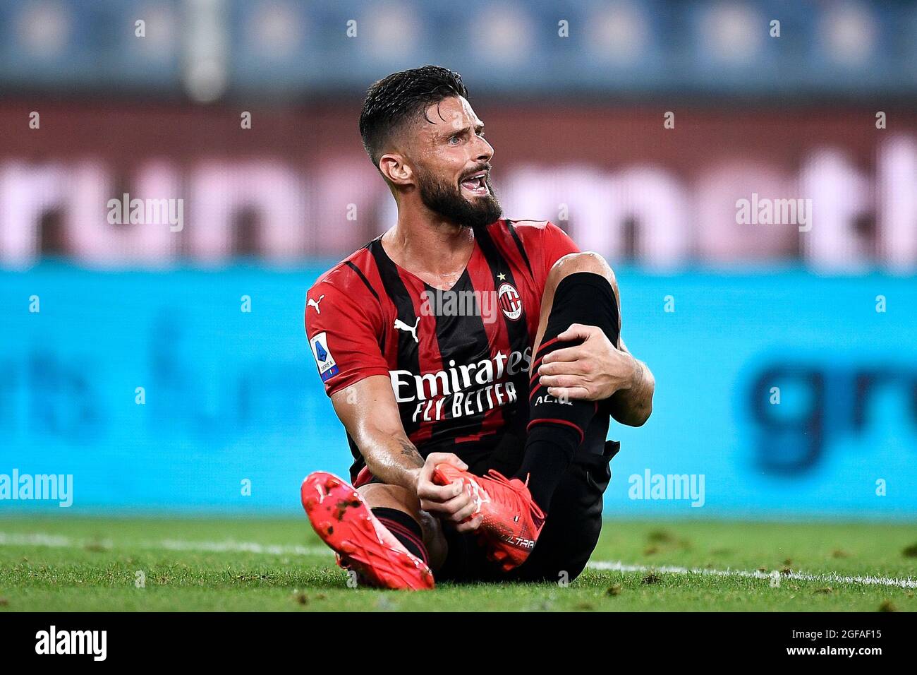 Genoa, Italy. 30 April 2022. Leo Ostigard of Genoa CFC in action during the  Serie A football match between UC Sampdoria and Genoa CFC. Credit: Nicolò  Campo/Alamy Live News Stock Photo - Alamy