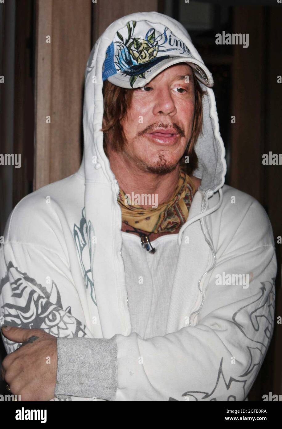 Mickey Rourke 2009 Photo By John Barrett/PHOTOlink Stock Photo - Alamy