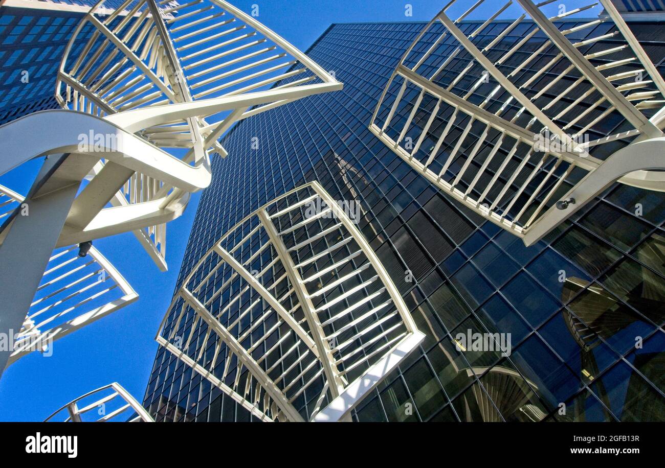 Downtown calgary sculptures hires stock photography and images Alamy