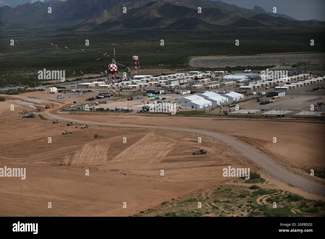 Area photo of the progression of Dona Ana Housing Area near Fort Bliss