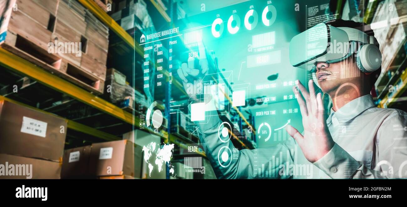Future virtual reality technology for innovative VR warehouse