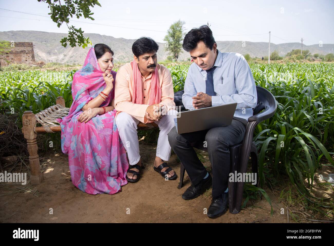Indian rural farmer family hi-res stock photography and images - Alamy