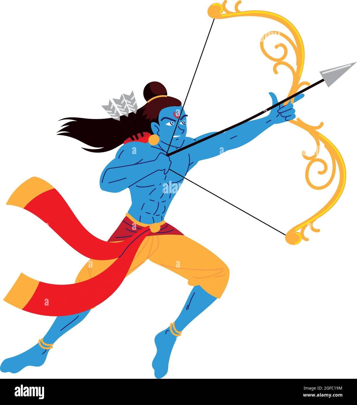 Lord rama character Stock Vector Image & Art - Alamy