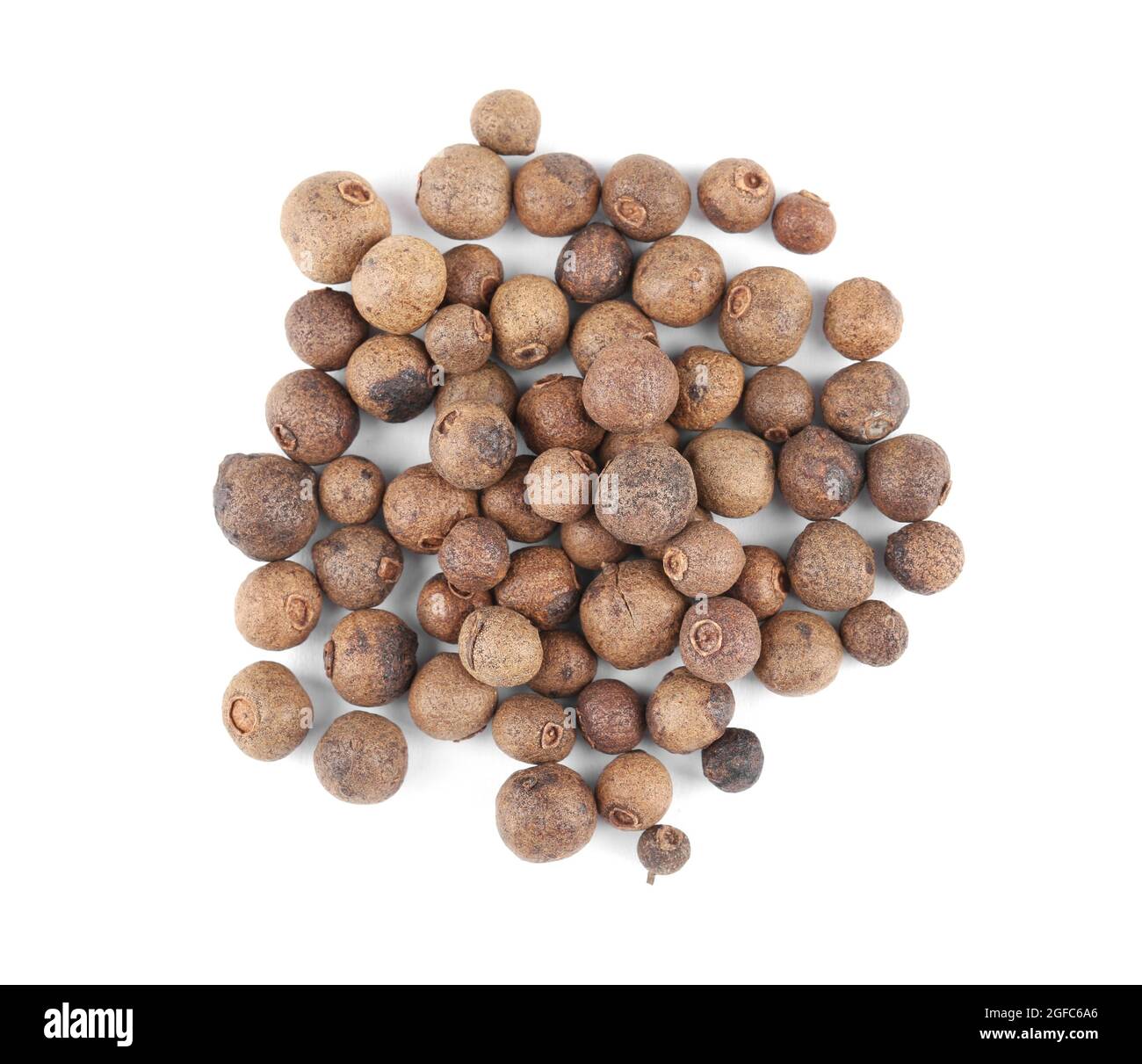Aromatic allspice isolated on white Stock Photo Alamy