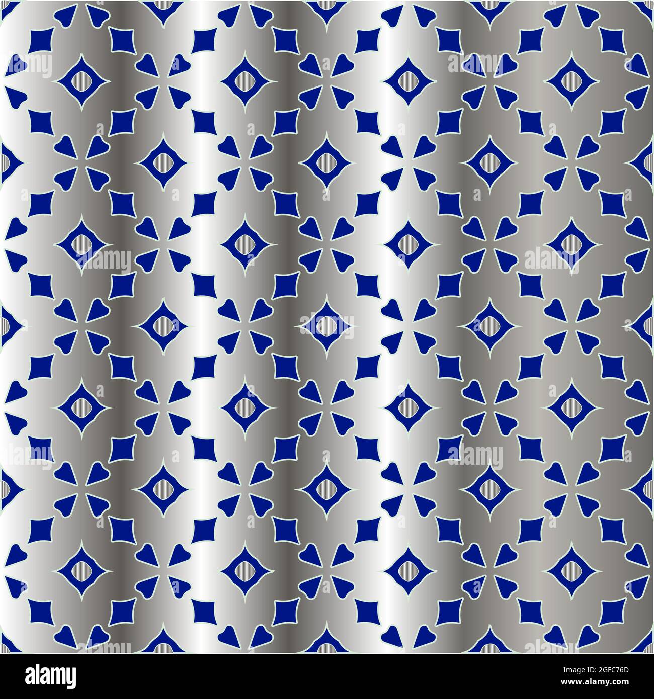Blue Metal Pattern metal pattern on a blue background. pattern for fabric, wallpaper ...
