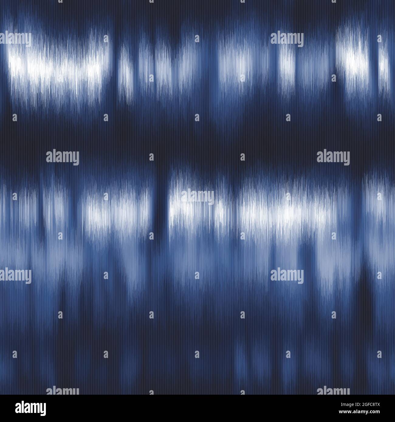 Seamless indigo shibori tie dye pattern for surface print Stock Vector